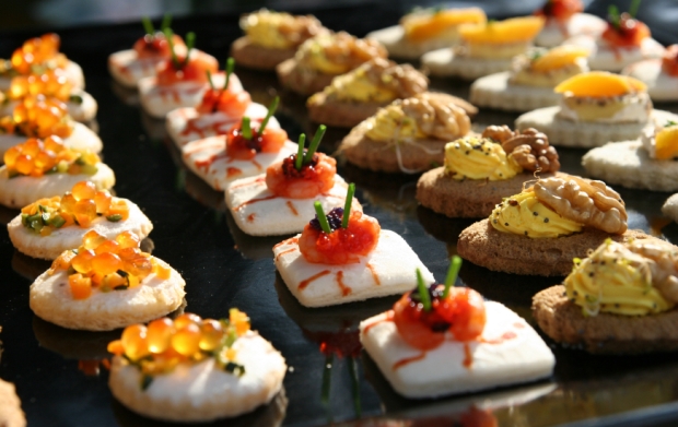canapes for a party London, canape recipes, canape suggestions for party, luxury canapes for party, what food for my party,